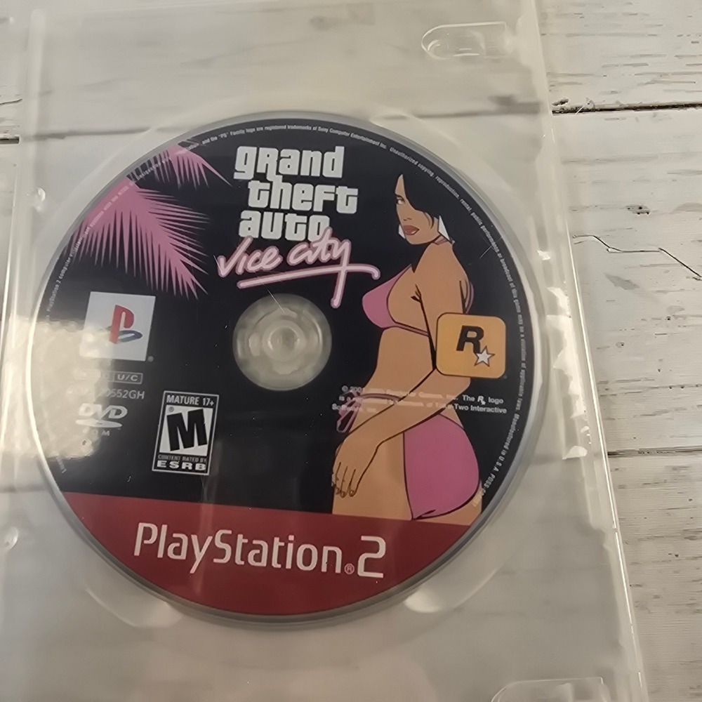 Grand Theft Auto Vice City Sony PlayStation 2 PS2 Game Disc Only Rockstar Games